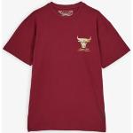Mitchell & Ness Tee Shirt Bulls Shiny Emb Logo rouge/or xl homme