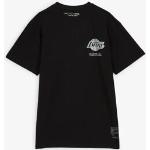 Mitchell & Ness Tee Shirt Lakers Shiny Emb Logo noir/argent s homme
