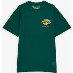 T-shirts Mitchell and Ness vert foncé Lakers Taille M pour homme 