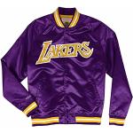 Sweats Mitchell and Ness violets en satin NBA Taille S look fashion pour homme 
