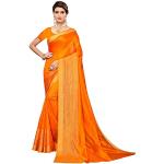 Saris indiens pour la fête des mères orange imprimé Indien à motif tigres Tailles uniques style ethnique pour femme 