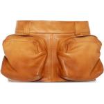 Minijupes de créateur Miu Miu marron en cuir Nappa minis Taille XS pour femme 