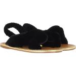 Sandales de créateur Miu Miu noires en velours pour femme en promo 
