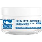 Mixa Expert Peau Sensible - Hyalurogel Nuit - Crème-Masque Hydratante - Sommeil Réparateur - 50 ml - Lot de 1