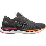 Chaussures de running Mizuno Wave Sky argentées en caoutchouc Pointure 38 look fashion pour femme 