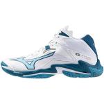 Chaussures de volley-ball Mizuno Wave Lightning blanches Pointure 42,5 look fashion pour homme 