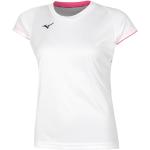 Tops col rond Mizuno Core rose fluo à col rond Taille M look fashion pour femme 