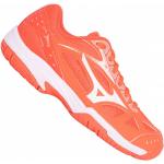 Chaussures de volley-ball Mizuno Cyclone Speed orange en caoutchouc légères à lacets Pointure 34,5 