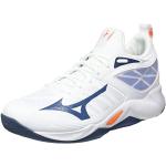 Chaussures de volley-ball Mizuno blanches Pointure 46 look fashion pour homme en promo 