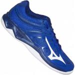 Chaussures de handball Mizuno bleues en caoutchouc légères Pointure 32,5 