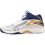 Chaussures de volley-ball Mizuno Thunder Blade blanches en caoutchouc Pointure 40,5 look fashion 
