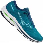 Chaussures de running Mizuno Wave Inspire bleues à lacets Pointure 42 pour homme 