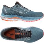 Chaussures de running Mizuno Wave Inspire bleues en caoutchouc respirantes Pointure 46,5 pour homme en promo 