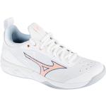 Chaussures de volley-ball Mizuno Wave blanches pour femme 