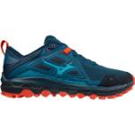 Mizuno - Wave Mujin 8 - Chaussures de trail - EU 42 - moroccan blue / algiers blue / grenadine