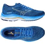 Chaussures de running Mizuno Wave Rider bleues en caoutchouc légères Pointure 44,5 pour homme en promo 