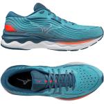 Chaussures de running Mizuno Wave Skyrise bleues en caoutchouc respirantes Pointure 47 pour homme en promo 