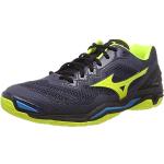 Mizuno Homme Wave Stealth V Sneakers Basses, Multicolore (Omblue/Syellow/Hocean 001), 42 EU