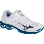 Chaussures de volley-ball Mizuno Wave Voltage blanches pour homme 