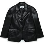 Vestes de blazer Maison Martin Margiela noires en cuir synthétique enfant Taille 16 ans 