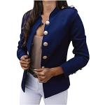 Manteaux gothiques bleu marine à volants à capuche à manches longues Taille M look médiéval pour femme 
