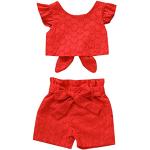 Robes plissées rouges à motif papillons Taille 2 ans look fashion pour fille de la boutique en ligne Amazon.fr 