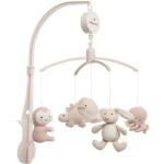 Mobiles musicaux Baby's only roses en lin It's a small world éco-responsable 