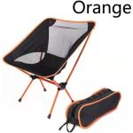Chaises en plastique orange en résine pliables 