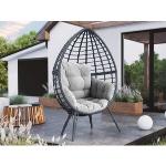 Fauteuils oeuf gris anthracite 