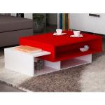Tables basses rouges 