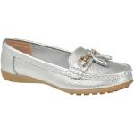 Boulevard Womens/Ladies Action Leather Tassle Loafers