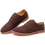 Chaussures oxford marron respirantes Pointure 38 look business pour homme 