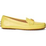 Mocassins de créateur Ralph Lauren jaunes en cuir Nappa en cuir Pointure 41 look casual pour femme 