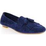 Chaussures casual Reqins bleues en velours Pointure 36 avec un talon jusqu'à 3cm look casual pour femme 