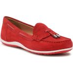 Chaussures casual Geox Vega rouges Pointure 36 look casual pour femme en promo 