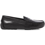 Chaussures casual de créateur Ralph Lauren Polo Ralph Lauren noires en cuir Pointure 36 look casual pour enfant 