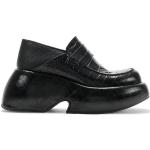 Chaussures Loewe noires en cuir de veau à motif tortues look casual pour femme 