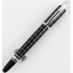 Gullor Mode élégante noir avec croix en argent en ligne stylo 79 stylo à bille roulante