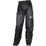Pantalons de pluie Modeka noirs en PVC enfant imperméables coupe-vents look fashion 
