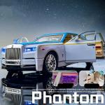 Modèle de voiture Rolls Royce Phantom en alliage moulé sous pression et véhicules jouets collection