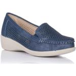 Chaussures casual bleues Pointure 41 avec un talon entre 3 et 5cm look casual pour femme en promo 