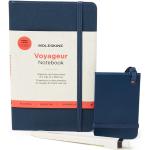 Moleskine Kit de voyage avec cahier Voyageur, stylo et étiquette de bagage dans un coffret cadeau Bleu foncé