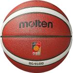 Ballons de basketball Molten orange en cuir synthétique en promo 