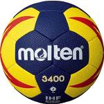 Ballons de handball Molten noirs en cuir synthétique 