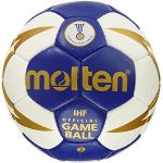 Molten Handball Mixte, Multicolore-Blau/Weiß/Gold,
