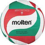 Molten V5M2000 Ballon de volley-ball Blanc/vert/rouge Taille 5
