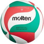 Molten V5M4000 Ballon de volley-ball Blanc/vert/rouge Taille 5