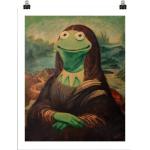 Mona Lisa Kermit La Grenouille Muppets Fine Art Print