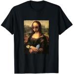 Mona-Lisa Sarcastic French Lunettes de soleil modernes Lollipop T-Shirt