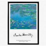 Affiches de paysage en plastique à motif fleurs Claude Monet 